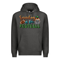 Charcoal Heather sunday is for football Premium Hoodie - BundleAndBundleShop