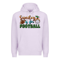 Lilac sunday is for football Premium Hoodie - BundleAndBundleShop