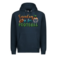 Navy sunday is for football Premium Hoodie - BundleAndBundleShop