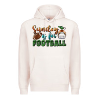 Pale Pink sunday is for football Premium Hoodie - BundleAndBundleShop