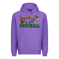 Purple sunday is for football Premium Hoodie - BundleAndBundleShop