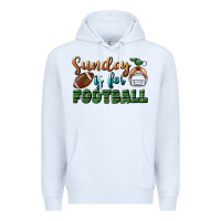 White sunday is for football Premium Hoodie - BundleAndBundleShop