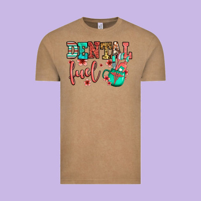 Dental Fuel Coffee Cup Vintage Tee Designed By Jasminsmagicworld