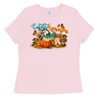 Bubblegum Pink Fall Cutest Pumpkin In The Patch Ladies Tee - LillyAllenDesigns