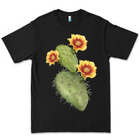 Black Opuntia Phaeacantha Cactus Premium Tee - LillyAllenDesigns