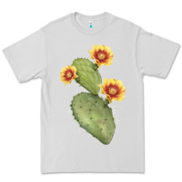 Dove Grey Opuntia Phaeacantha Cactus Premium Tee - LillyAllenDesigns