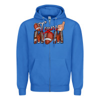 True Royal team mom Zipper Hoodie - CowhideDigitalArt