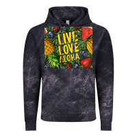 Cloud Black live love aloha Vintage Hoodie - TumblerDesignByShophia
