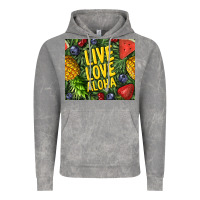 Cloud Rock live love aloha Vintage Hoodie - TumblerDesignByShophia