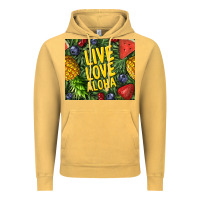 Vintage Mustard live love aloha Vintage Hoodie - TumblerDesignByShophia