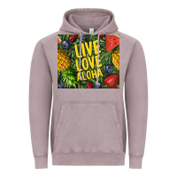 Vintage Zinc live love aloha Vintage Hoodie - TumblerDesignByShophia