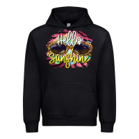 Black hello sunshine Urban Hoodie - BarkalooDesign