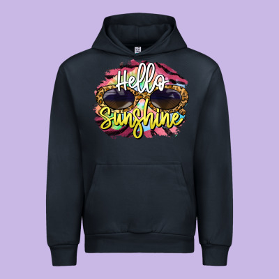 Hello Sunshine Urban Hoodie Designed By Barkaloodesign