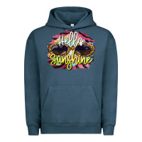 Pigment Midnight Navy hello sunshine Urban Hoodie - BarkalooDesign