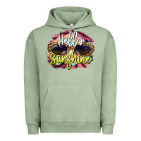 Pigment Oil Green hello sunshine Urban Hoodie - BarkalooDesign