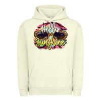 Pigment Pistachio hello sunshine Urban Hoodie - BarkalooDesign