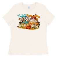 Bone Cutest Pumpkin In The Patch Ladies Tee - LillyAllenDesigns