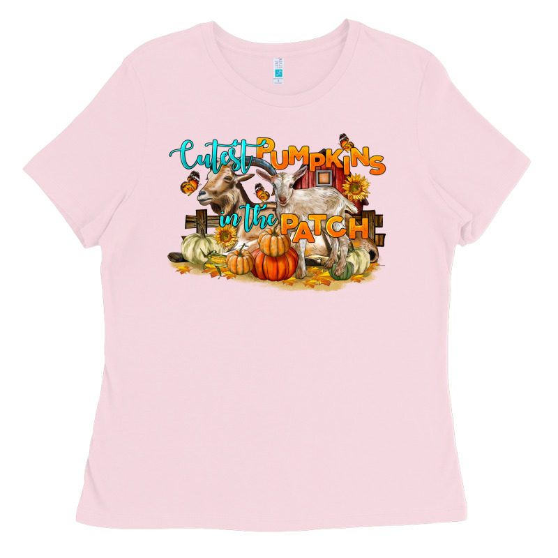 Cutest Pumpkin In The Patch Ladies Tee by LillyAllenDesigns | Teevron