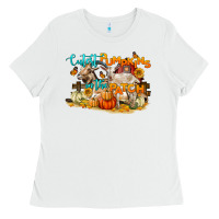 White Cutest Pumpkin In The Patch Ladies Tee - LillyAllenDesigns