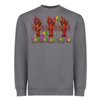 Storm Crawfish season mardi gras Heavyweight Sweatshirt - BundleAndBundleShop