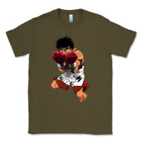 Army Green ippo makunouchi Classic Tee - lanVoArt