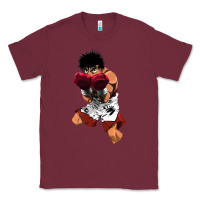 Burgundy ippo makunouchi Classic Tee - lanVoArt