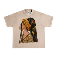 French Oak Fall afro woman Urban Heavy Tee - NancyCooperArtShop