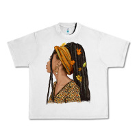 Lunar Rock Fall afro woman Urban Heavy Tee - NancyCooperArtShop