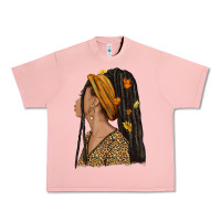 Salmon Fall afro woman Urban Heavy Tee - NancyCooperArtShop