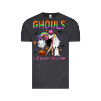 Vintage Black Ghouls just wanna have fun Vintage Tee - NancyCooperArtShop