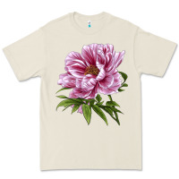 Bone Peony Flower Illustrations Premium Tee - LillyAllenDesigns