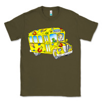 Army Green the magic school bus Classic Tee - lanVoArt