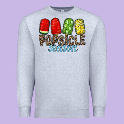 Popsicle Season Premium Sweatshirt Designed By Racoondesign