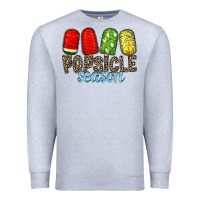 Heather Grey popsicle season Premium Sweatshirt - RacoonDesign