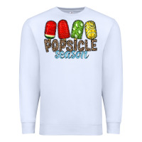 White popsicle season Premium Sweatshirt - RacoonDesign
