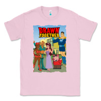 Bubblegum Pink drawn together Classic Tee - lanVoArt