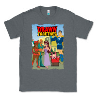 Charcoal Heather drawn together Classic Tee - lanVoArt