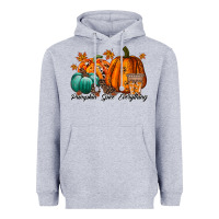 Heather Grey pumpkin spice everthing Heavyweight Hoodie - RacoonDesign