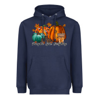 Navy pumpkin spice everthing Heavyweight Hoodie - RacoonDesign