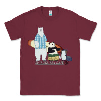Burgundy shirokuma cafe Classic Tee - lanVoArt