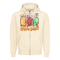 Sandshell Happy Easter Eggs Nurse Zipper Hoodie - LillyAllenDesigns
