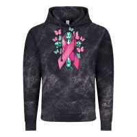 Cloud Black Cancer Cross Cancer Awareness Vintage Hoodie - HowdyJamesFarm