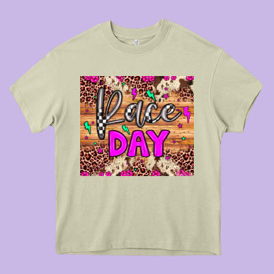 Race Day Heavy Core Tee Designed By Jahusdesignshop