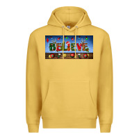 Antique Gold christmas believe license plate Premium Hoodie - BundleAndBundleShop