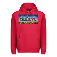 Cardinal christmas believe license plate Premium Hoodie - BundleAndBundleShop