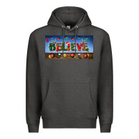 Charcoal Heather christmas believe license plate Premium Hoodie - BundleAndBundleShop