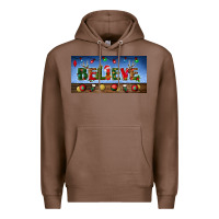 Chestnut christmas believe license plate Premium Hoodie - BundleAndBundleShop