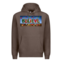 Coffee christmas believe license plate Premium Hoodie - BundleAndBundleShop