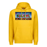 Lemon christmas believe license plate Premium Hoodie - BundleAndBundleShop