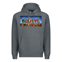 Rock christmas believe license plate Premium Hoodie - BundleAndBundleShop